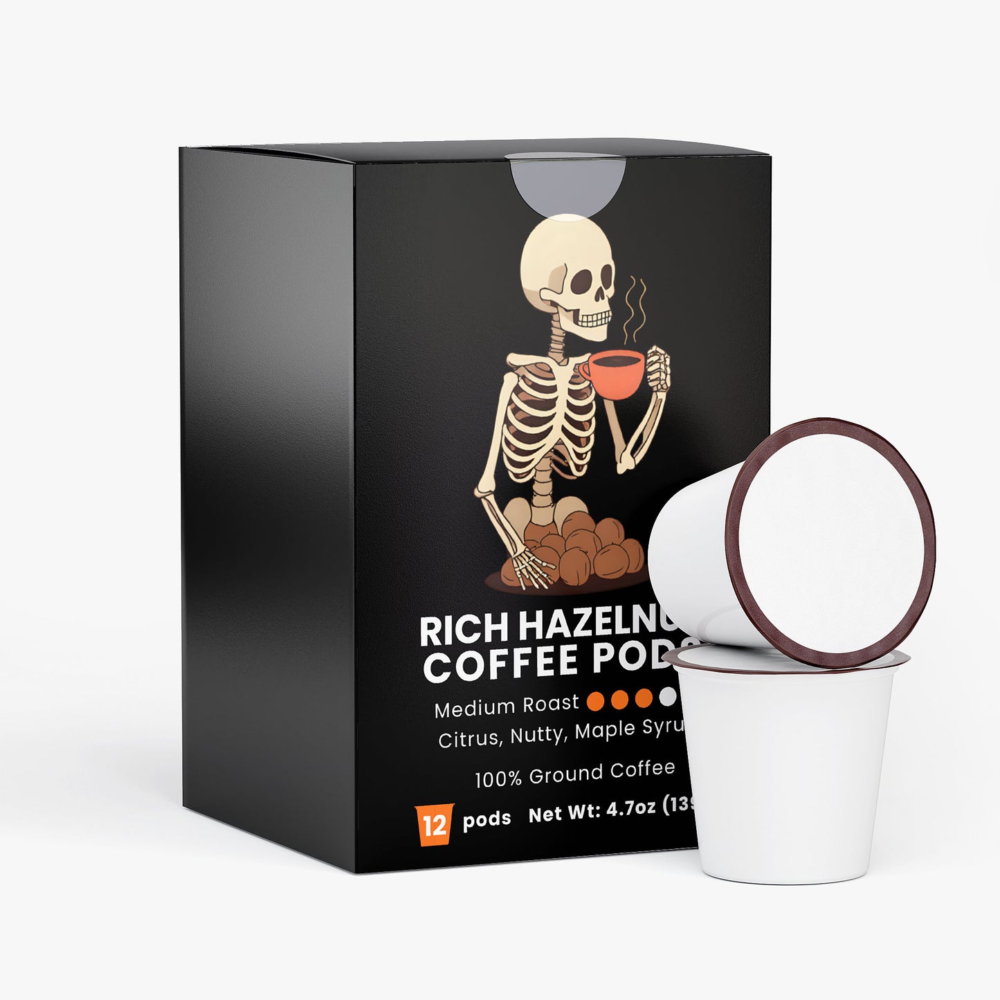 Rich Hazelnut Coffee Pods (Medium Roast) by Project M