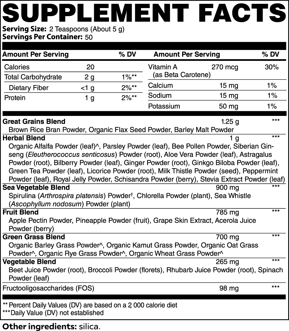 Ultra Cleanse Smoothie Greens 50 Serving by Project M