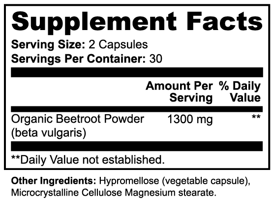 Beetroot Capsules by Project M