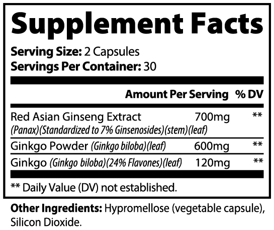 Ginkgo Biloba + Ginseng by Project M