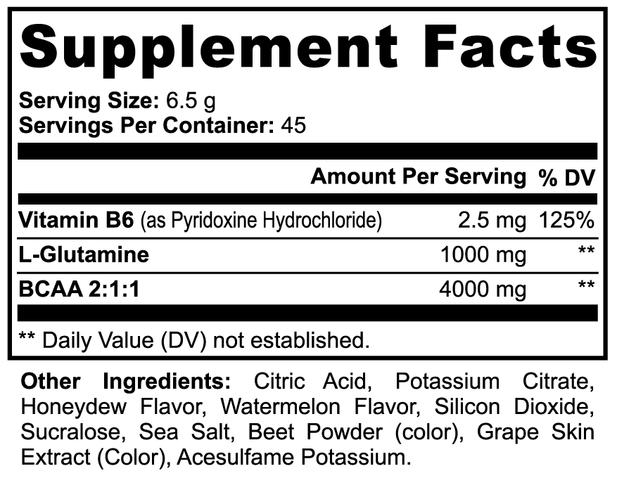 BCAA’s (Honeydew/Watermelon) by Project M