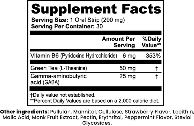 Cognitive Relax Strips by Project M