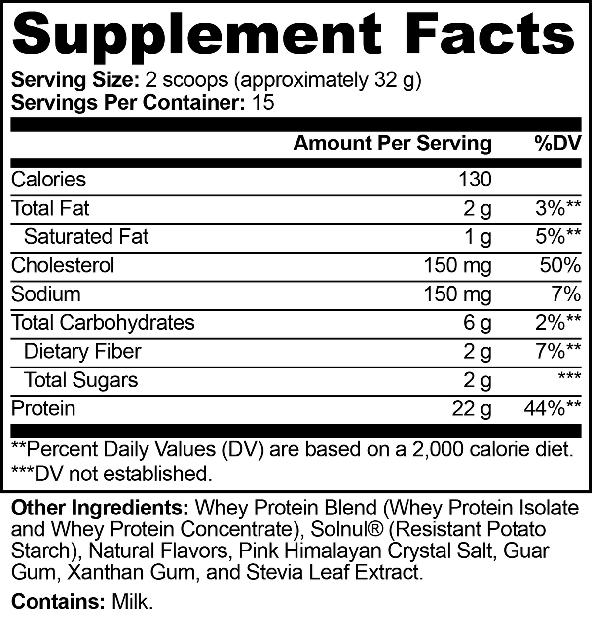 Performance Whey Protein Blend (Vanilla) by Project M