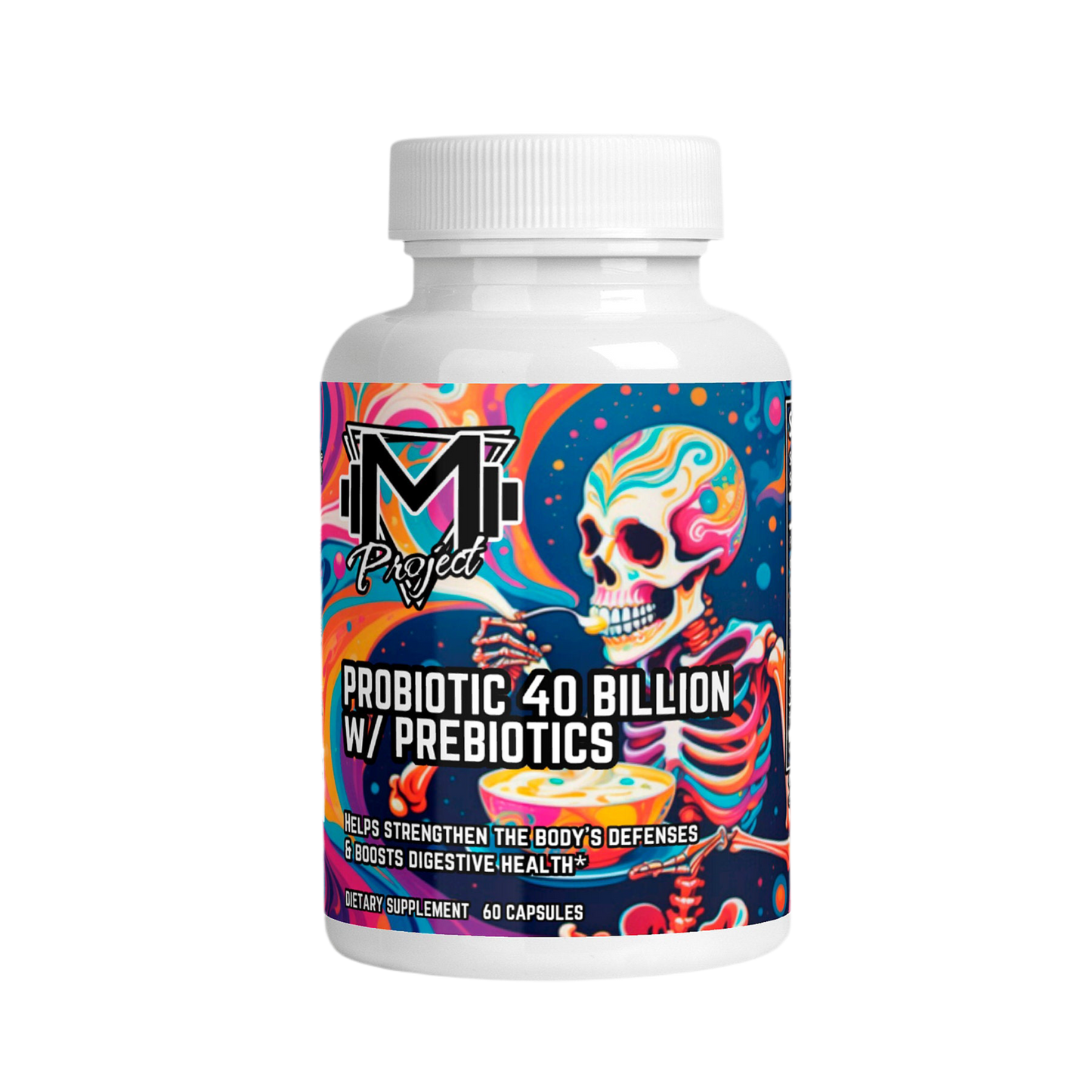 Probiotic 40 Billion w/ Prebiotics by Project M