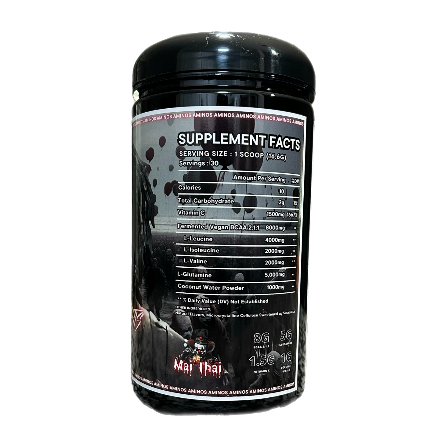 Intrusive Thoughts BCAA 30 Serving by Project M x Steel Asylum