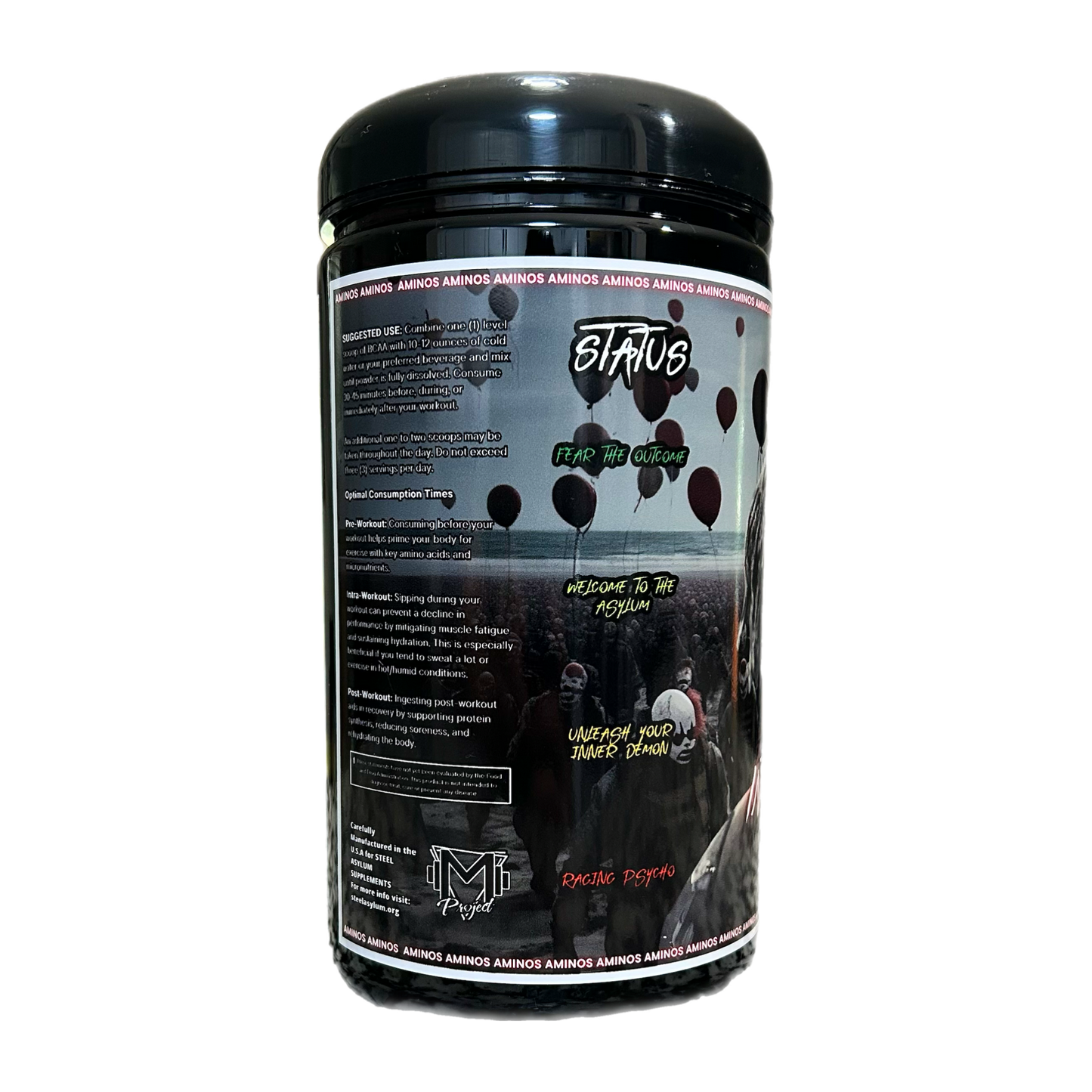 Intrusive Thoughts BCAA 30 Serving by Project M x Steel Asylum
