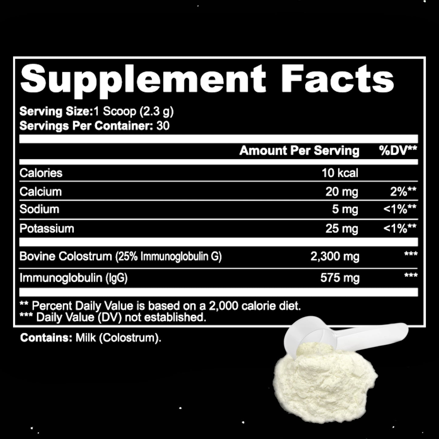 Colostrum Powder by Project M
