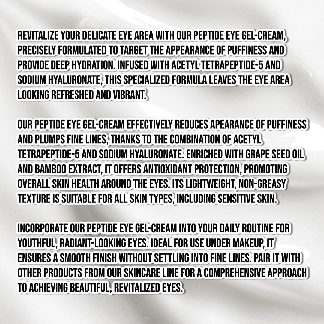 Peptide Eye Gel-Cream by Project M