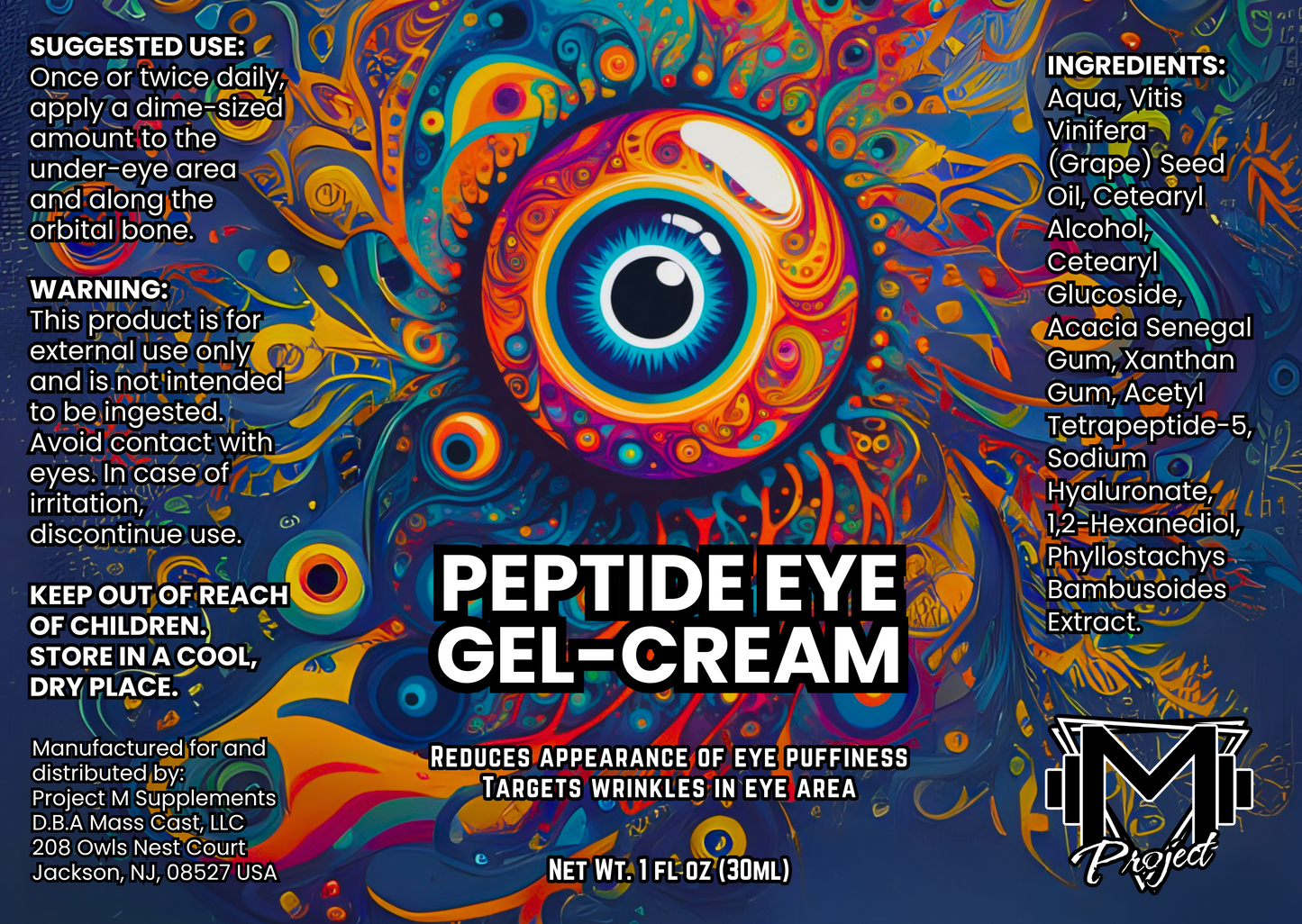 Peptide Eye Gel-Cream by Project M
