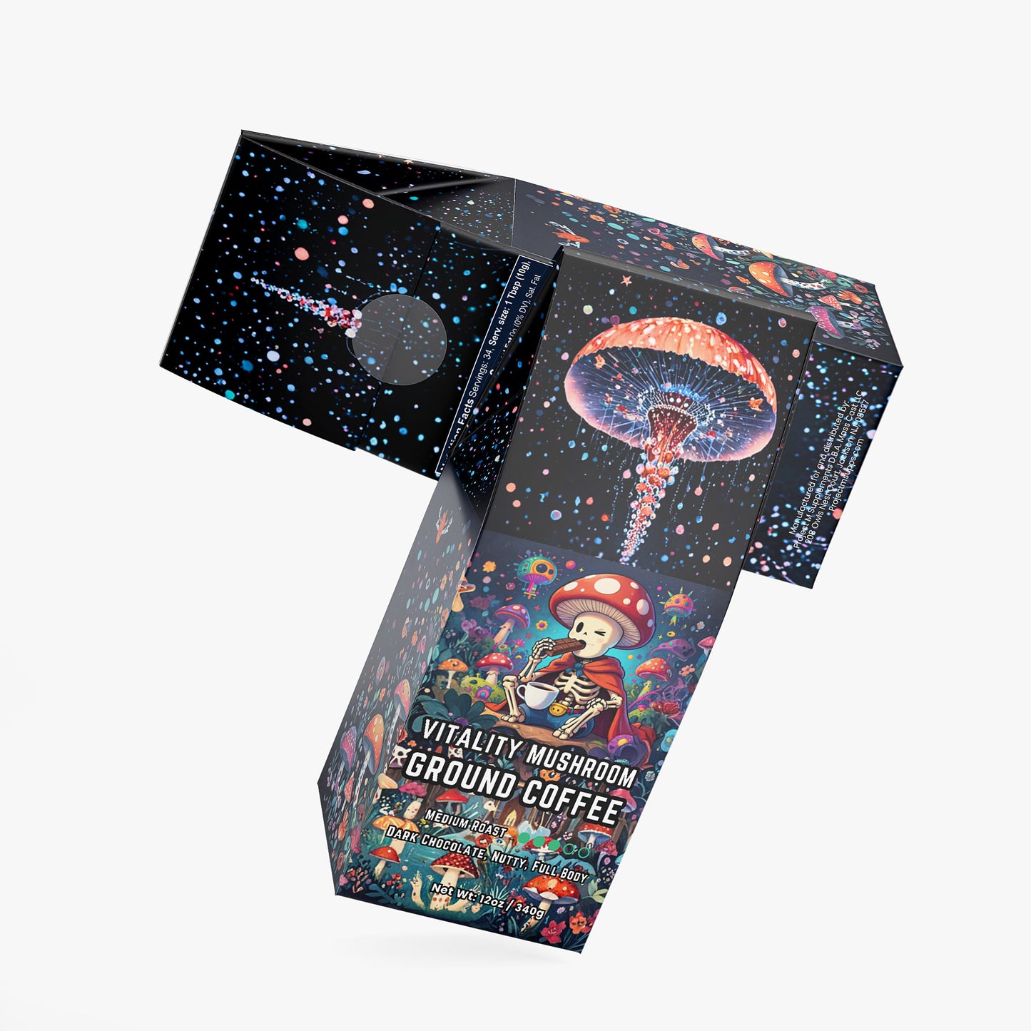 Vitality Mushroom Coffee (Medium Roast) by Project M