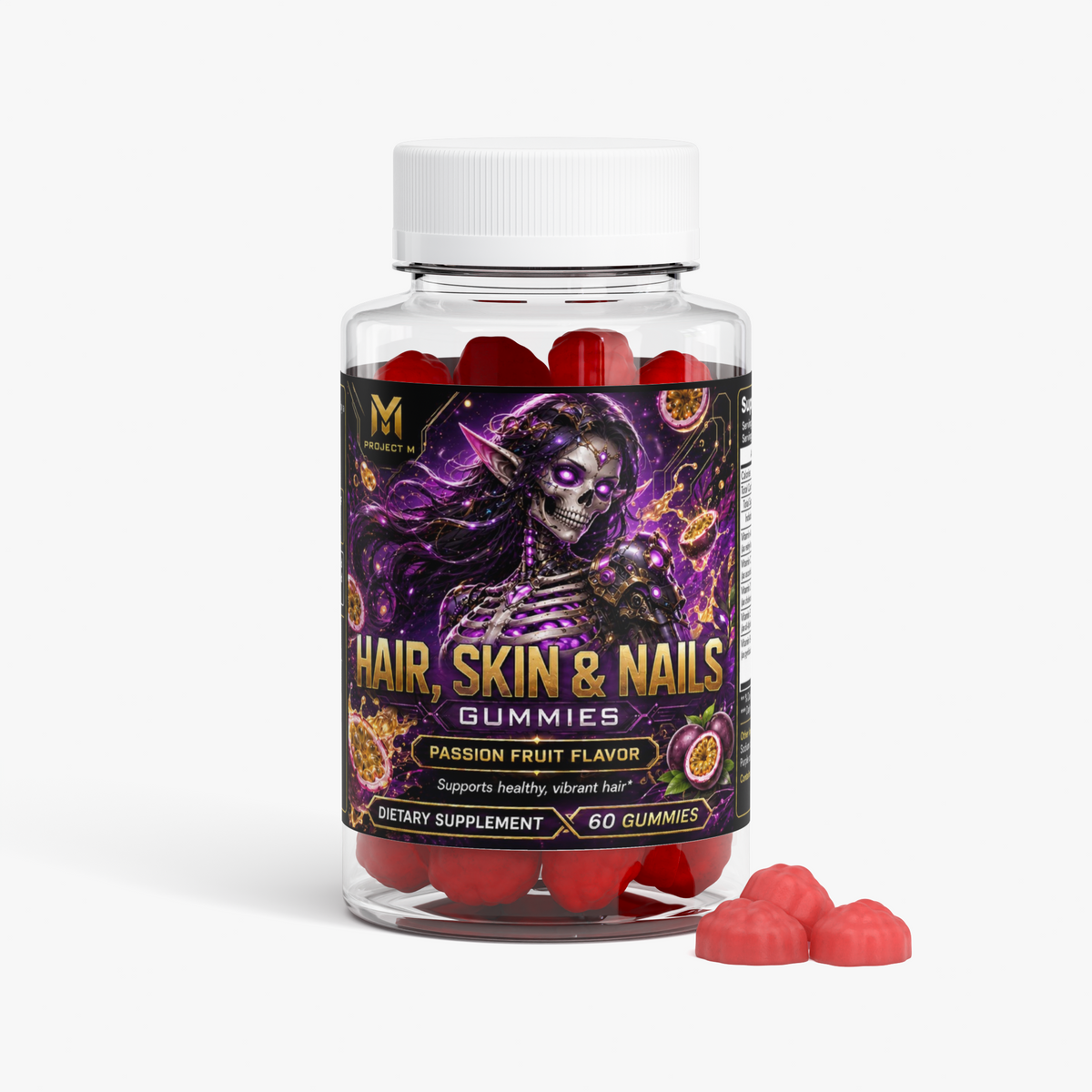Hair, Skin & Nails Gummies by Project M