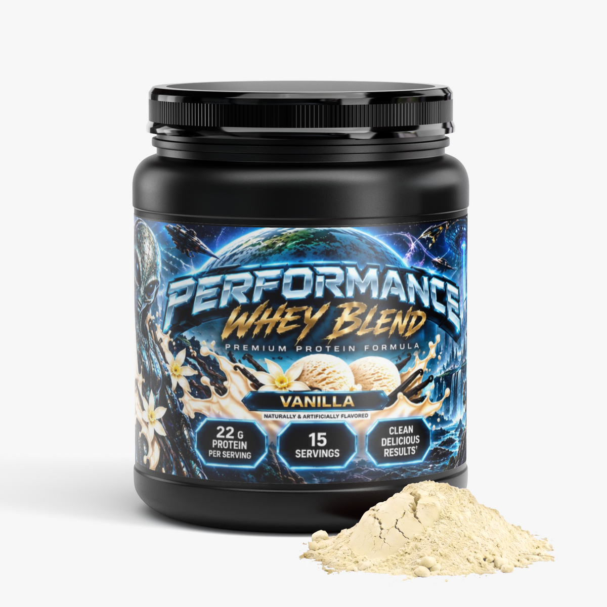 Performance Whey Protein Blend (Vanilla) by Project M
