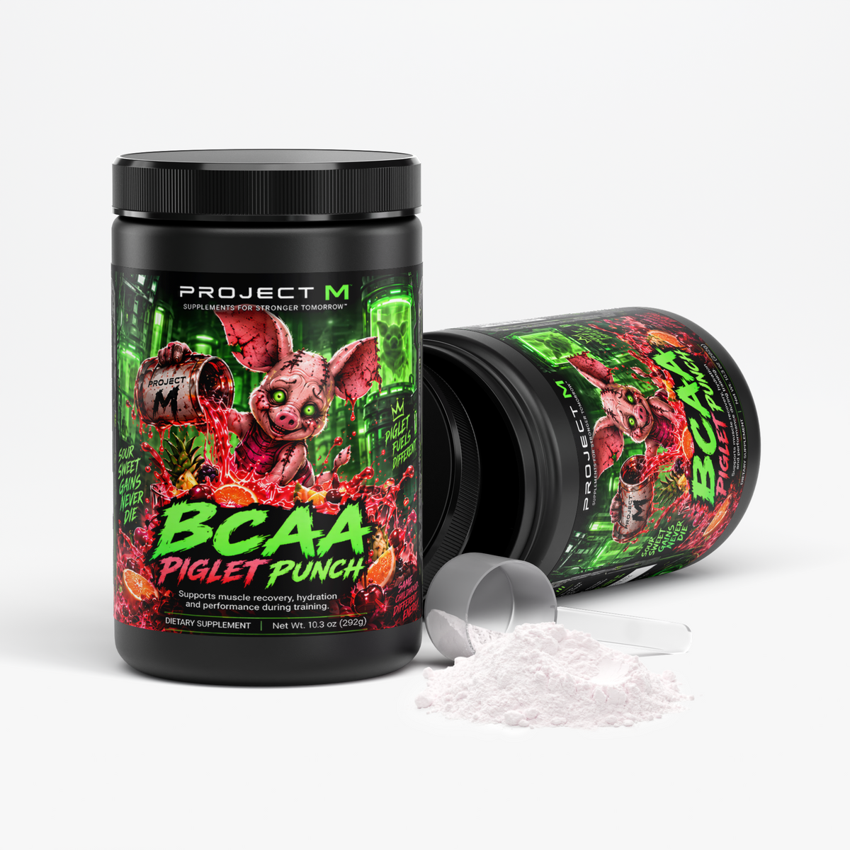 BCAA v2 Piglet Punch (Fruit Punch) 45 Serving by Project M