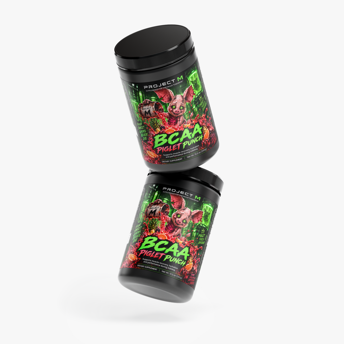BCAA v2 Piglet Punch (Fruit Punch) 45 Serving by Project M