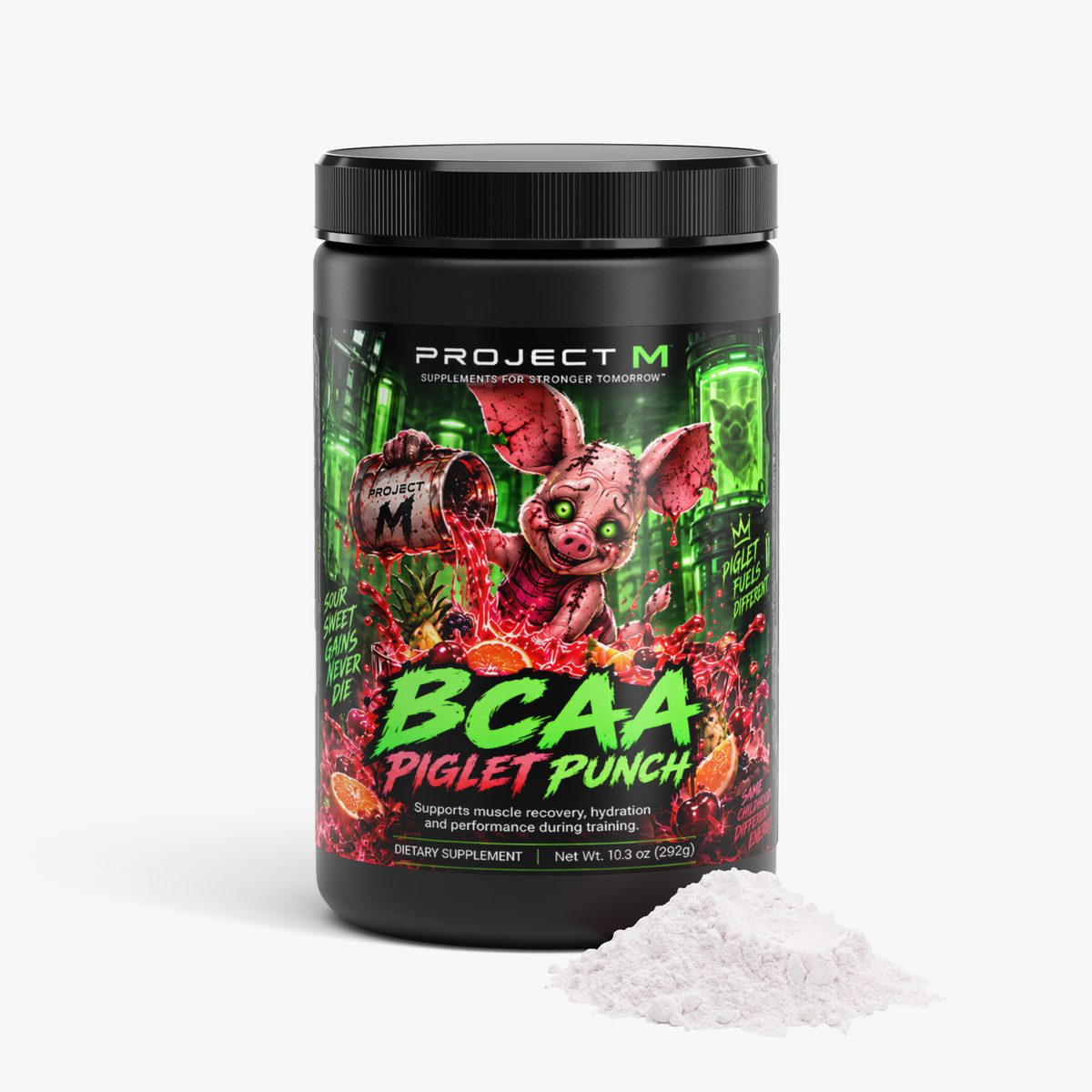 BCAA v2 Piglet Punch (Fruit Punch) 45 Serving by Project M