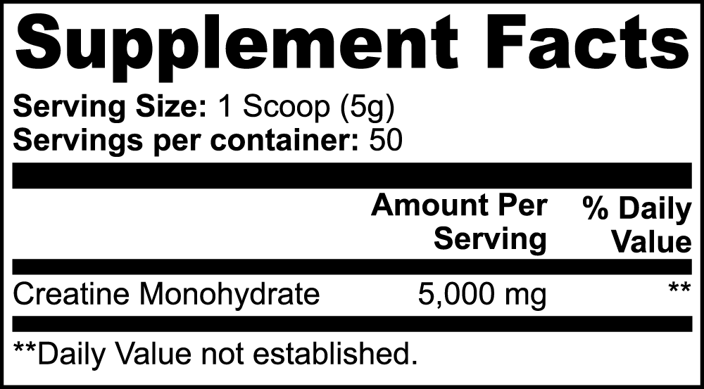 Creatine Monohydrate 50 Servings by Project M x Nitro Nutrition