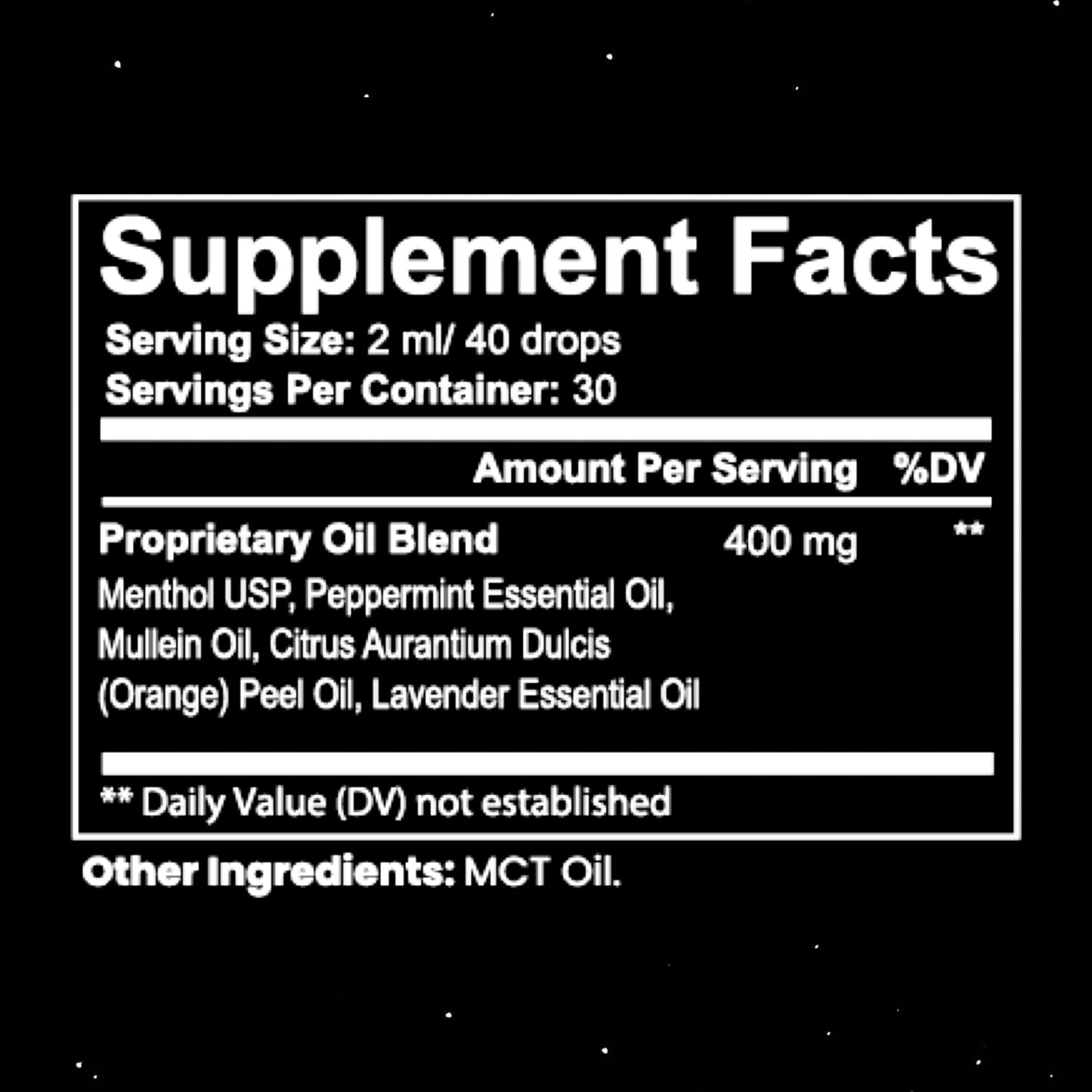 Respiratory Lung Health Drops by Project M