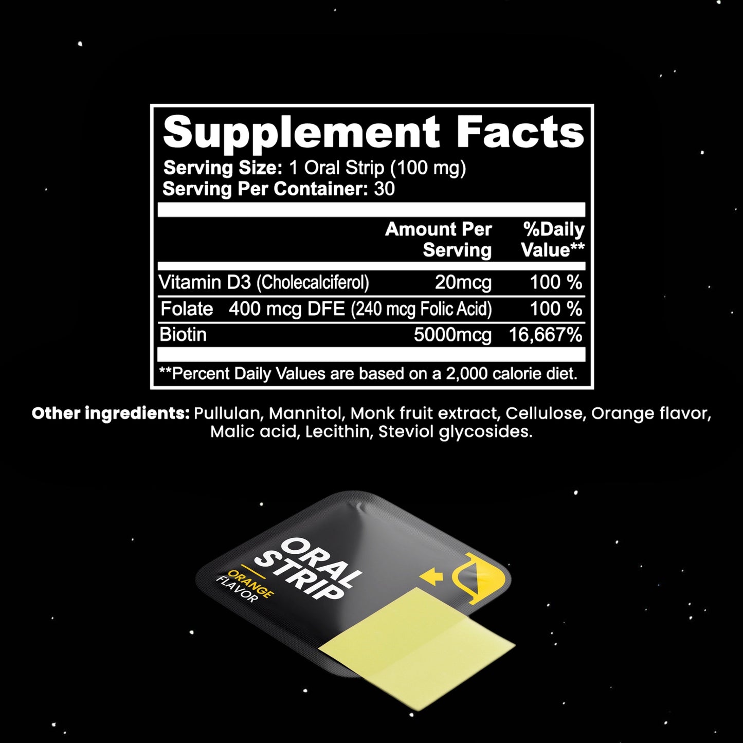 Hair, Skin and Nails Strips by Project M