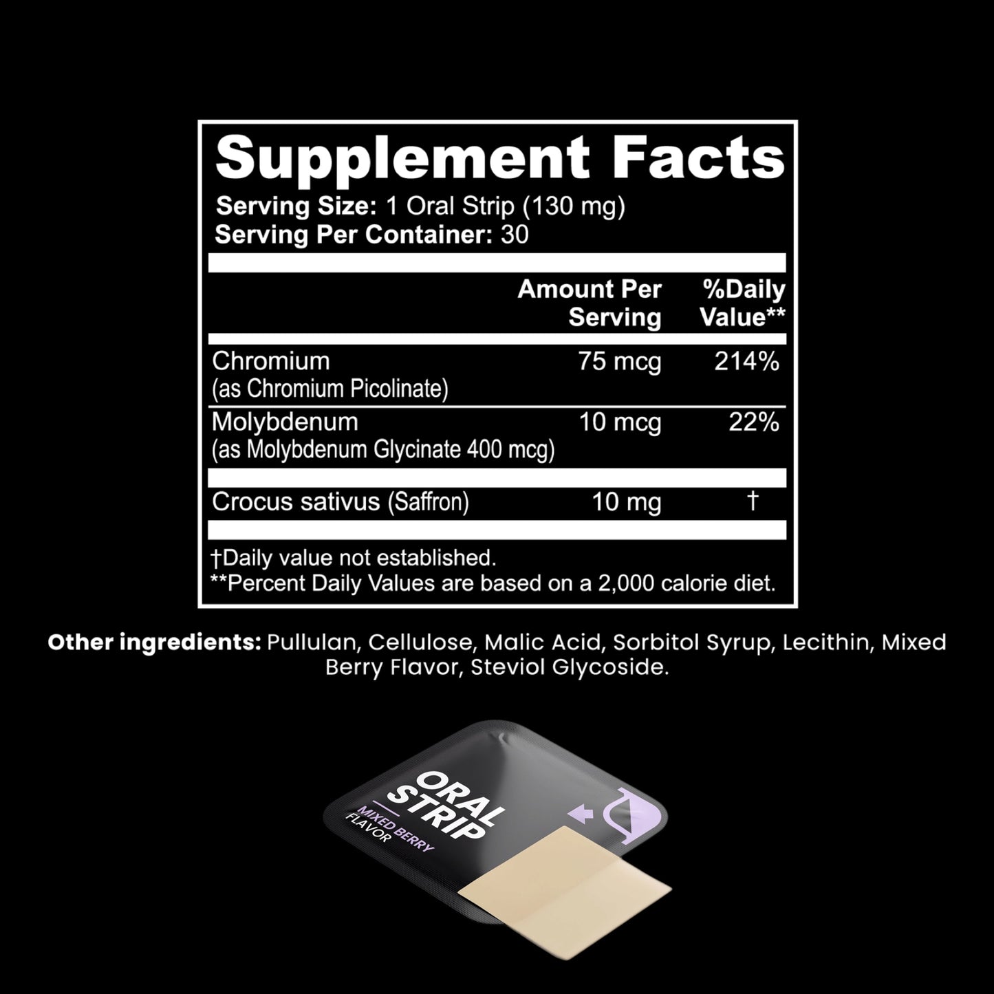 Appetite Balance & Weight Support Strips by Project M - Limited aVANCED Edition