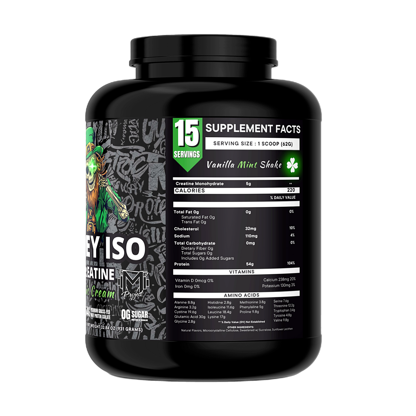 Whey Iso + Creatine 54G Protein/Scoop by Project M