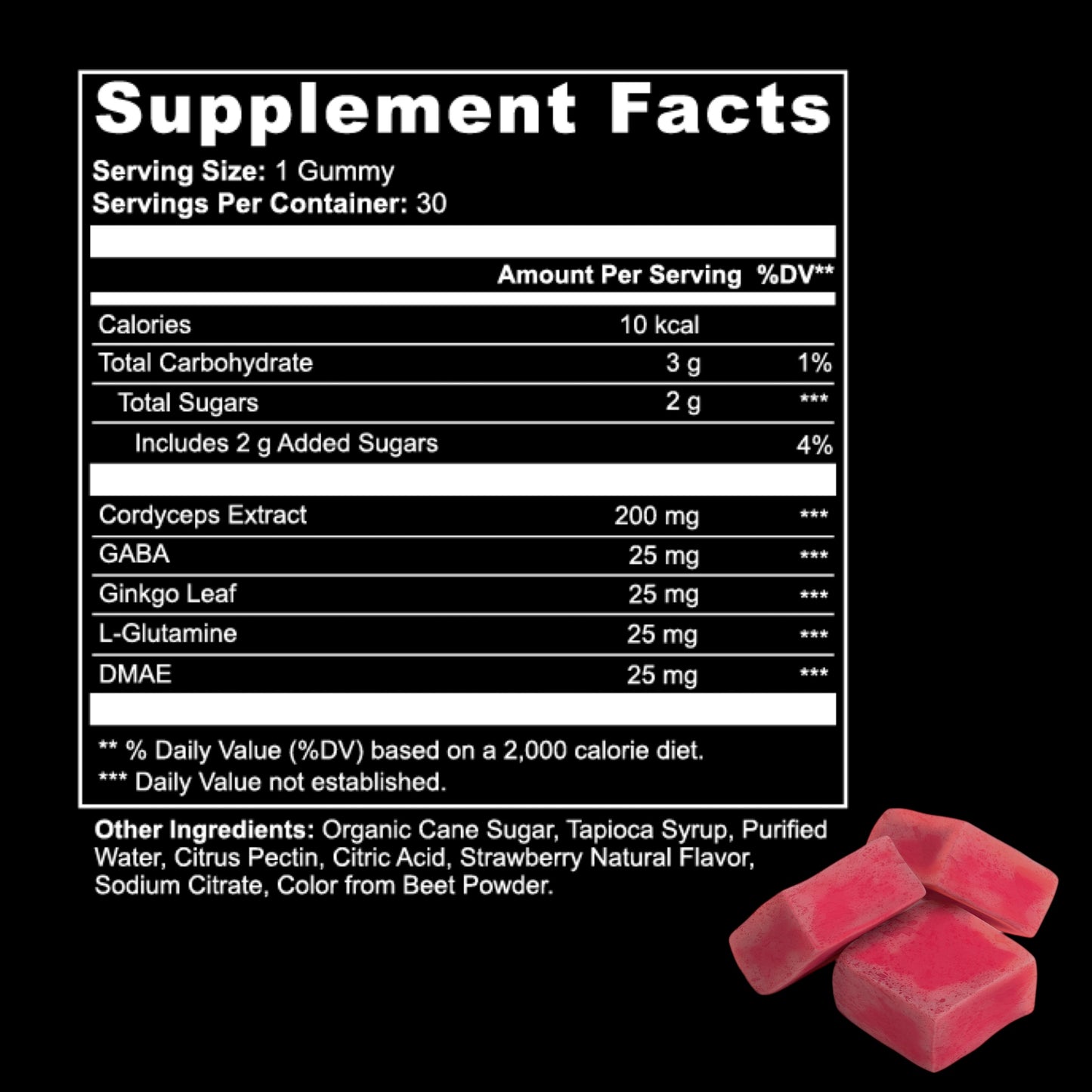 Cordyceps Energy Gummies by Project M