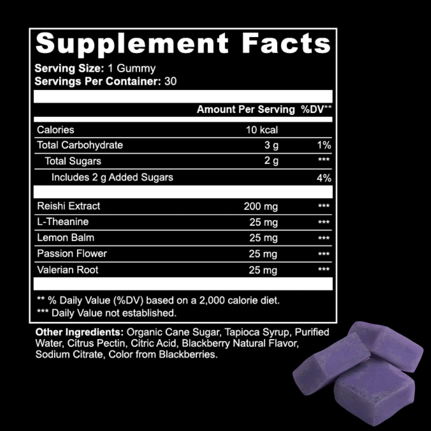 Reishi Relax Gummies by Project M