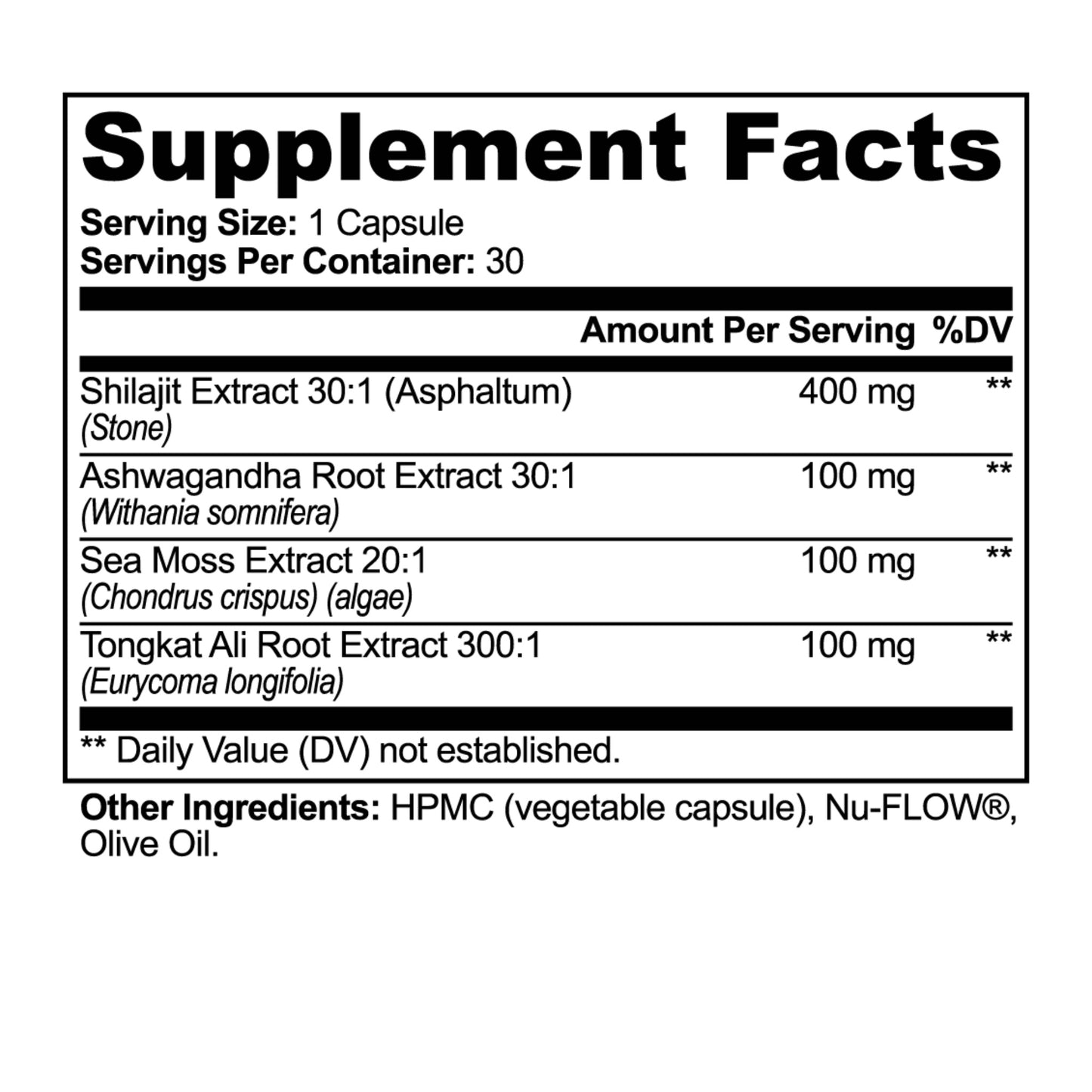 Shilajit Adaptogen Complex by Project M