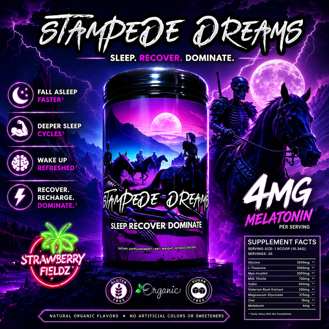 Stampede Dreams Sleep Formula by Project M