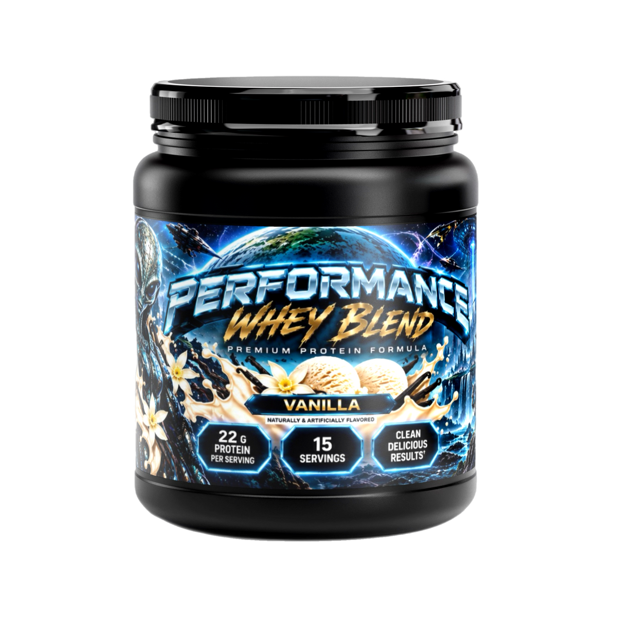 Performance Whey Protein Blend (Vanilla) by Project M