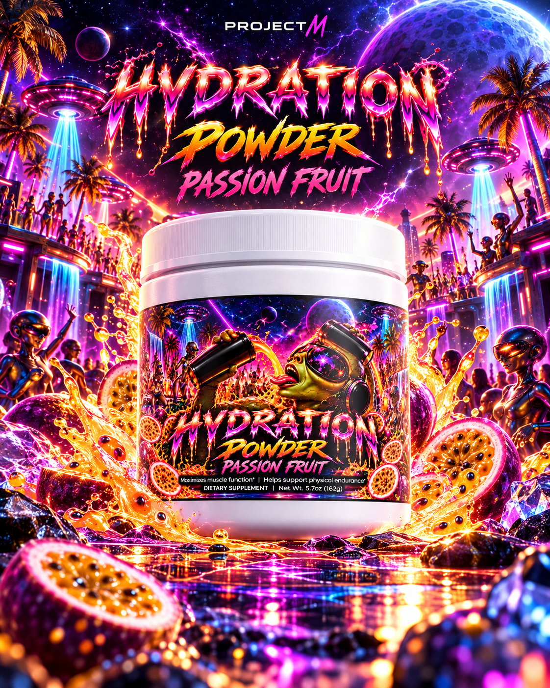 Hydration Powder v2 (Passion Fruit) by Project M