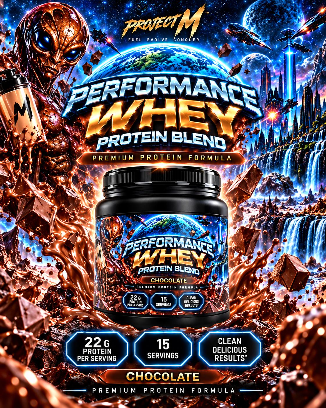 Performance Whey Protein Blend (Chocolate)