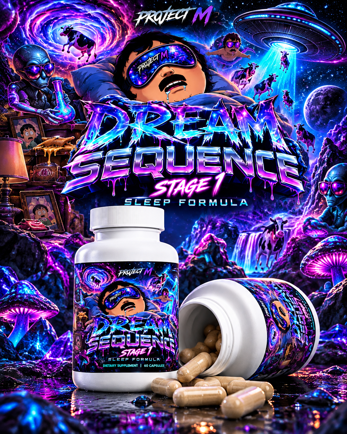 Dream Sequence Stage 1 Sleep Formula by Project M