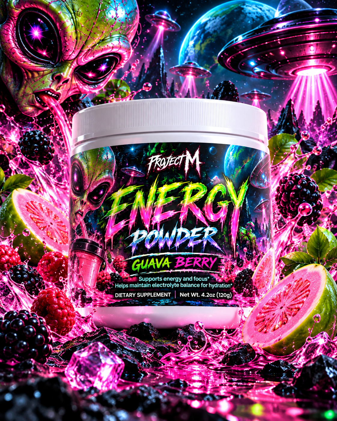 Energy Powder (Guava Berry) by Project M