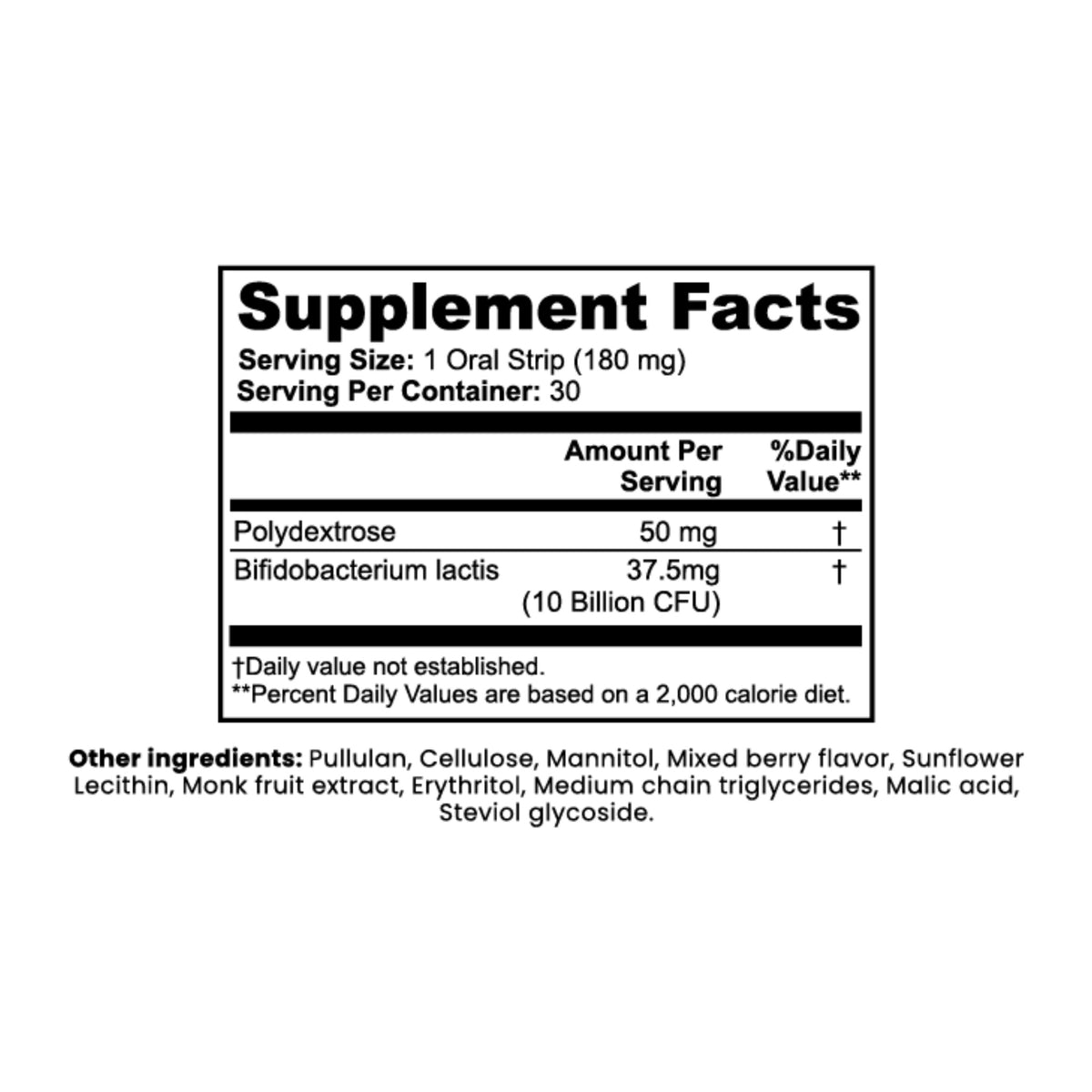 Probiotic + Metabolism Strips by Project M