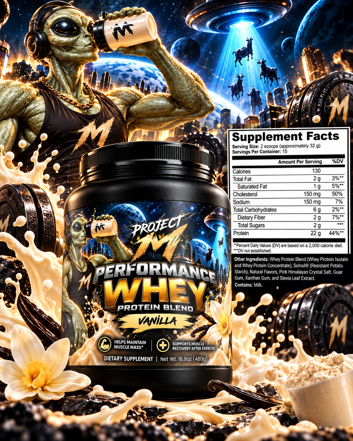 Performance Whey Protein Blend (Vanilla)